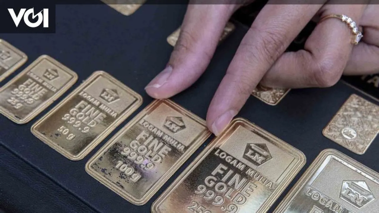 انخفاض كبير في سعر الذهب بإندونيسيا ليصل إلى 2.713 مليون روبية لكل غرام